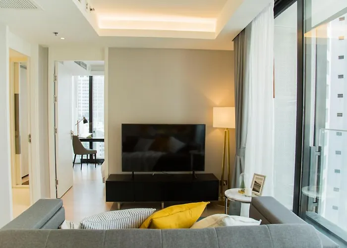 アパート Sukhumvit 11#luxury#pool#gym#bts Nana&mrt Sukhumvit#1br#max2ppl バンコク都